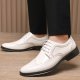 Men's Fashion Brogue Patent Leather Shiny Shoes