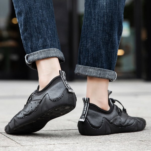 Breathable Versatile Fashion Men's Casual Leather Shoes