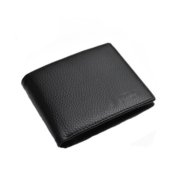 The First Layer Of Cowhide Short Wallet Ultra-thin Wallet Card Holder